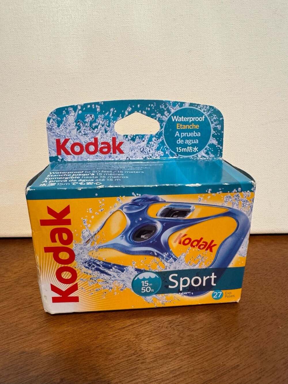 NEW Kodak Sport Disposable Camera WATERPROOF 50ft Expired 2025